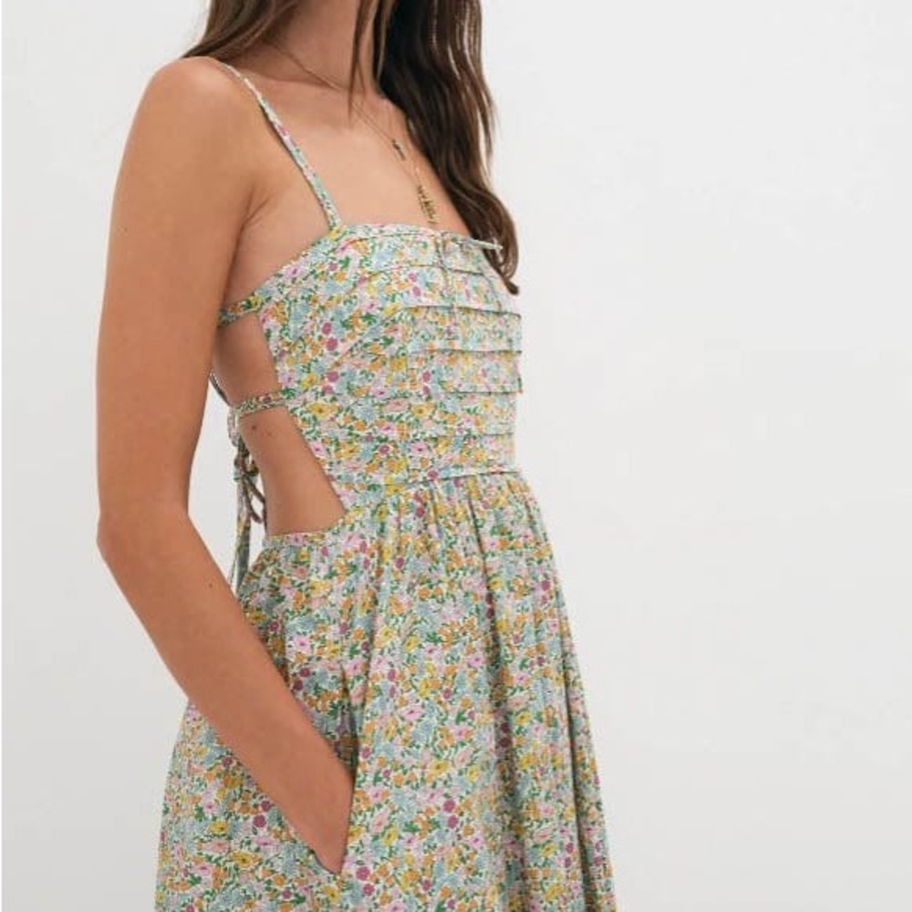 nwt FOR LOVE & LEMONS Midi Dress ✨ Size M - Picture 7 of 12